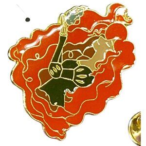 Merida Princess Lapel Pin Brave Red Hair Accessories Brooch Badge Pin Jewelry